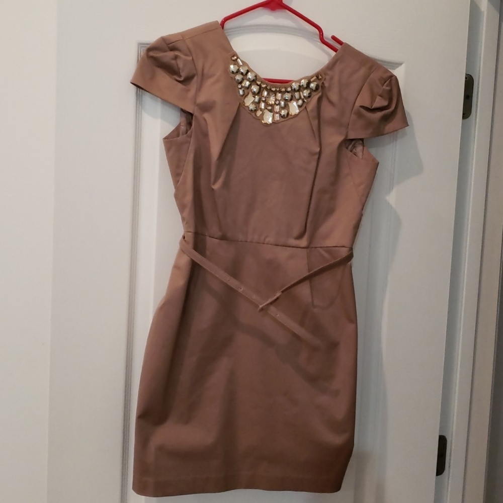 Nude Holiday Dress